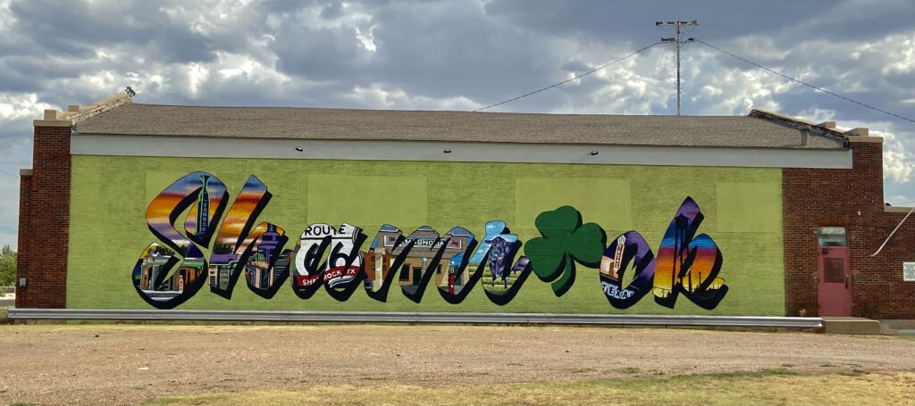 Murales en Shamrock, TEXAS EEUU