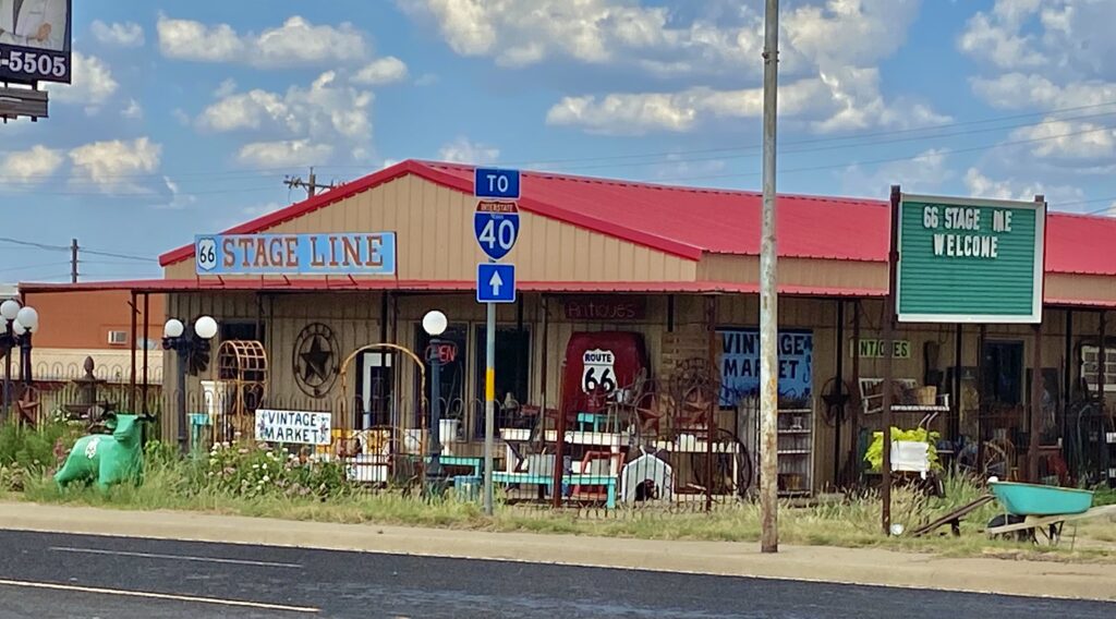 Tópicos americanos por las calles de Shamrock, TEXAS EEUU