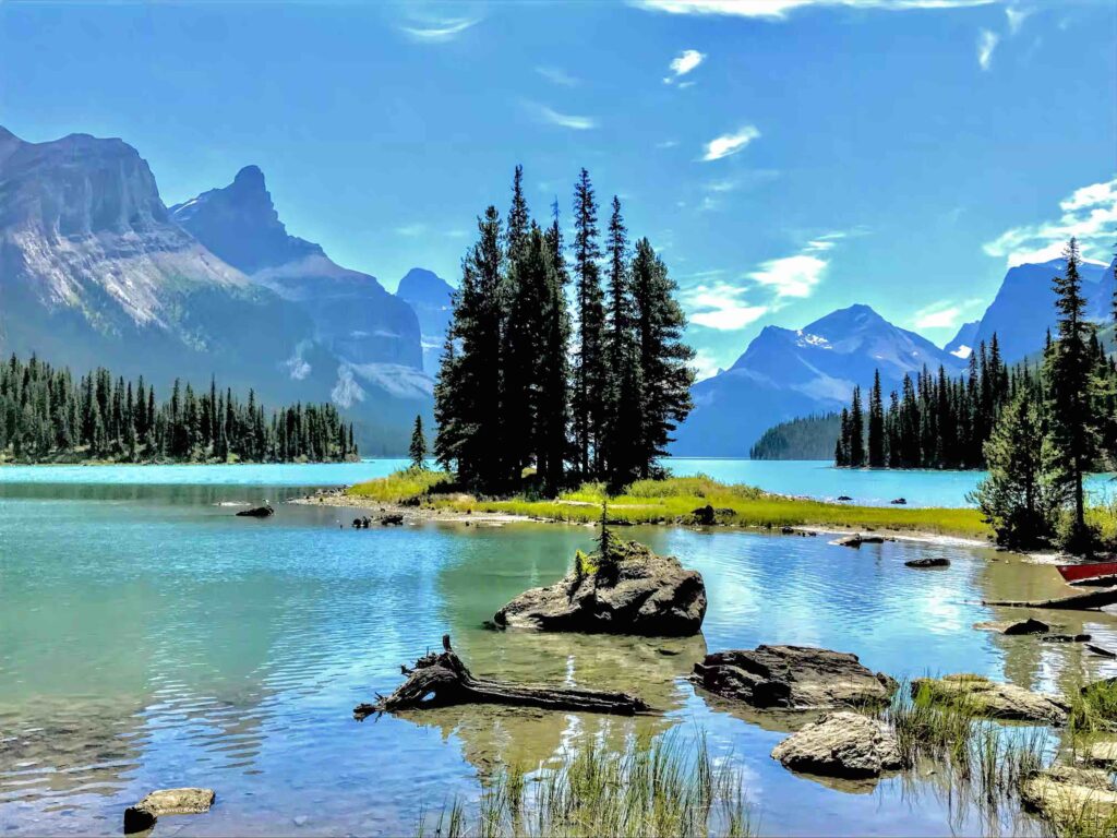 Maligne Lake. Spirit Island